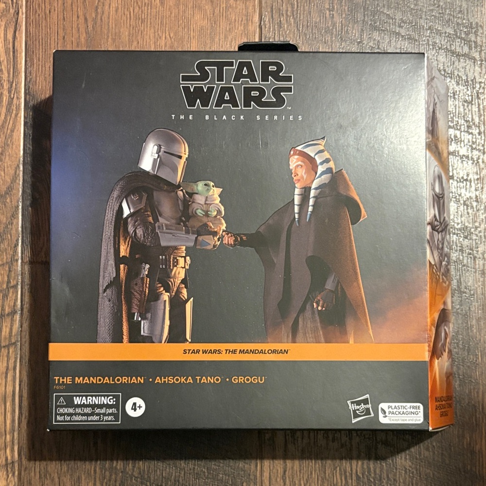 Mandalorian, Ahsoka and Grogo in Star Wars the Black Series